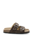 BIAMIAMI STUDDED TWO BUCKLE SLIDE