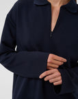 MARIGOLD POLO SWEATSHIRT