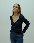 GATHERED TOP