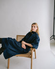 MAYA BLOUSE NAVY