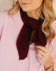 SCARF BURGUNDY