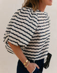 CHARLOTTE STRIPES BLOUSE