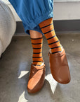 WALLY SOCKS - ECRU YELLOW