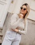 MID WAIST JEANS