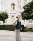 WIDE CABLE KNIT DRESS