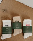 THE MERCER SOCKS WHITE/RED