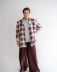 SAM PANTS AUBERGINE