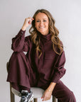 SAM PANTS AUBERGINE