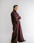 SAM PANTS AUBERGINE