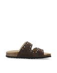 BIAMIAMI STUDDED TWO BUCKLE SLIDE