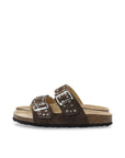 BIAMIAMI STUDDED TWO BUCKLE SLIDE