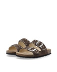 BIAMIAMI STUDDED TWO BUCKLE SLIDE