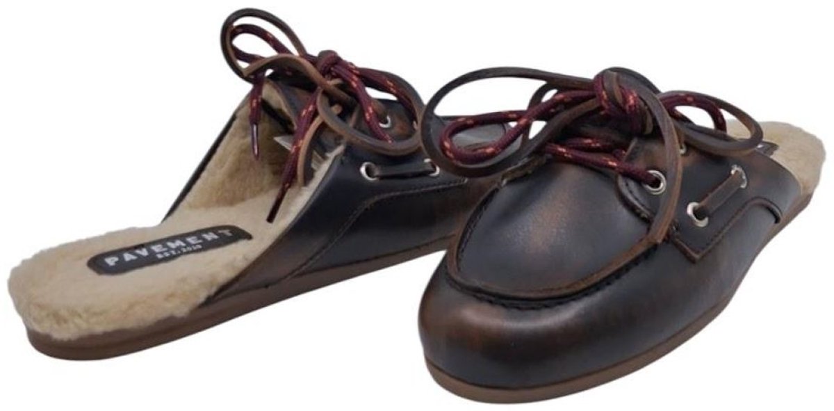 YASMA LACE FURR LOAFER