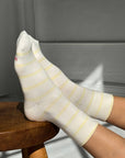 WALLY SOCKS - ECRU YELLOW