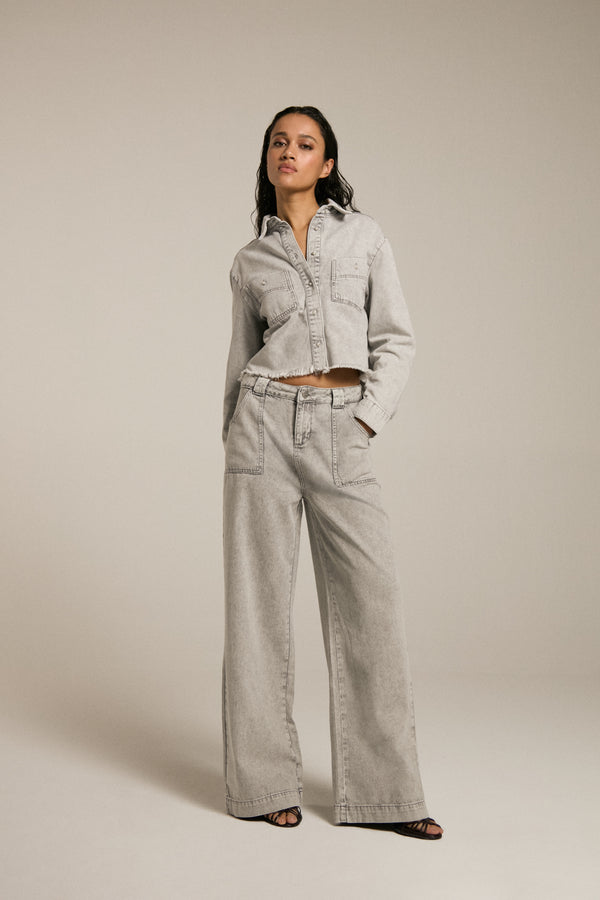 MID WAIST JEANS