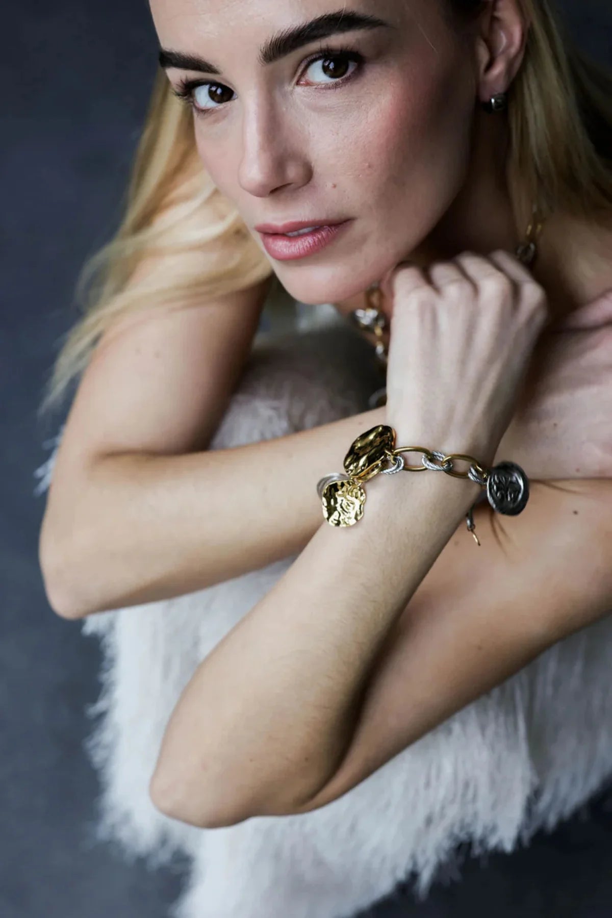 BRACELET GISELE SILVER/GOLD