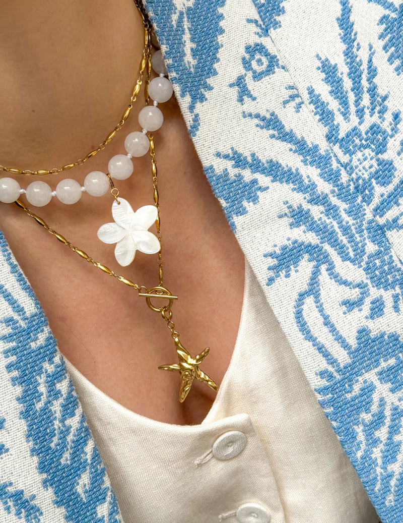 SHELL FLOWER CHARM