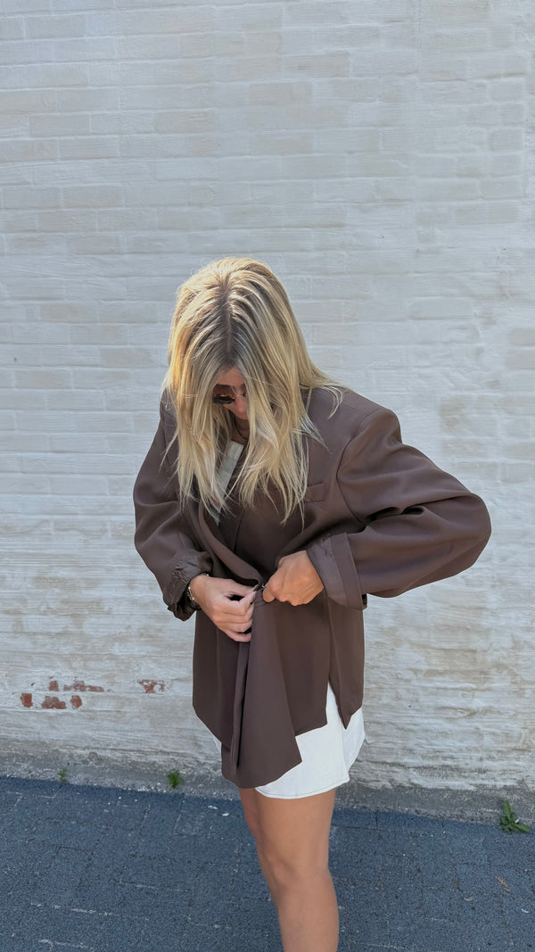 CAMILLA BLAZER BROWN