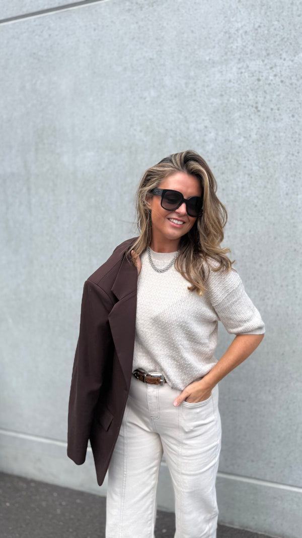 CABLE KNIT SWEATER