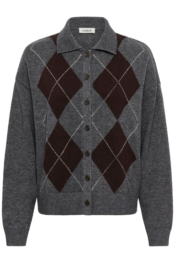 TONE POLO CARDIGAN
