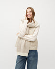SANELINA SCARF LIGHT GREY
