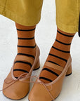WALLY SOCKS - ECRU YELLOW