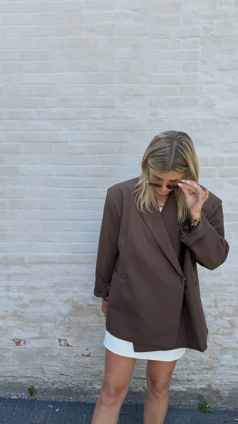 CAMILLA BLAZER BROWN