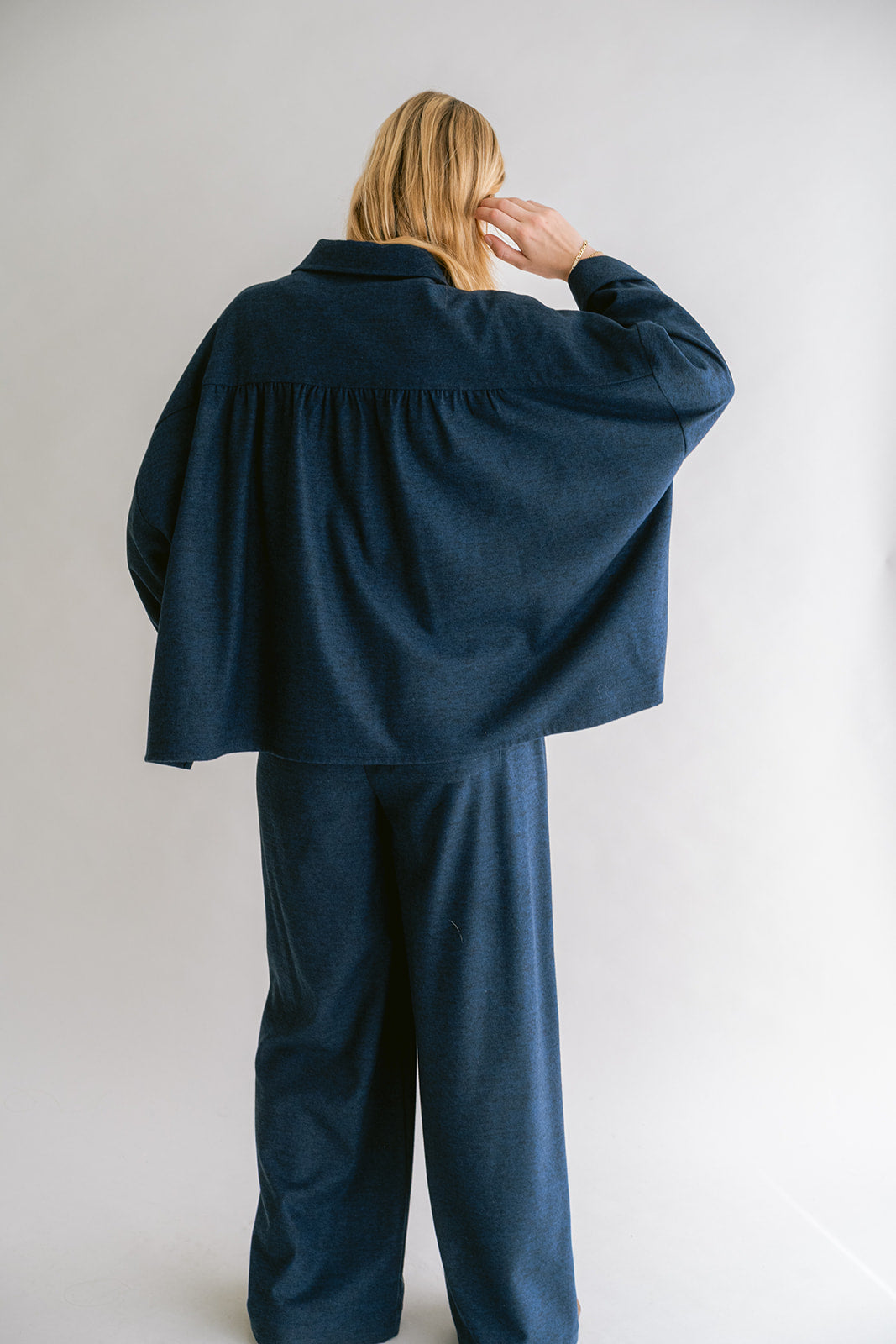 MAYA BLOUSE NAVY