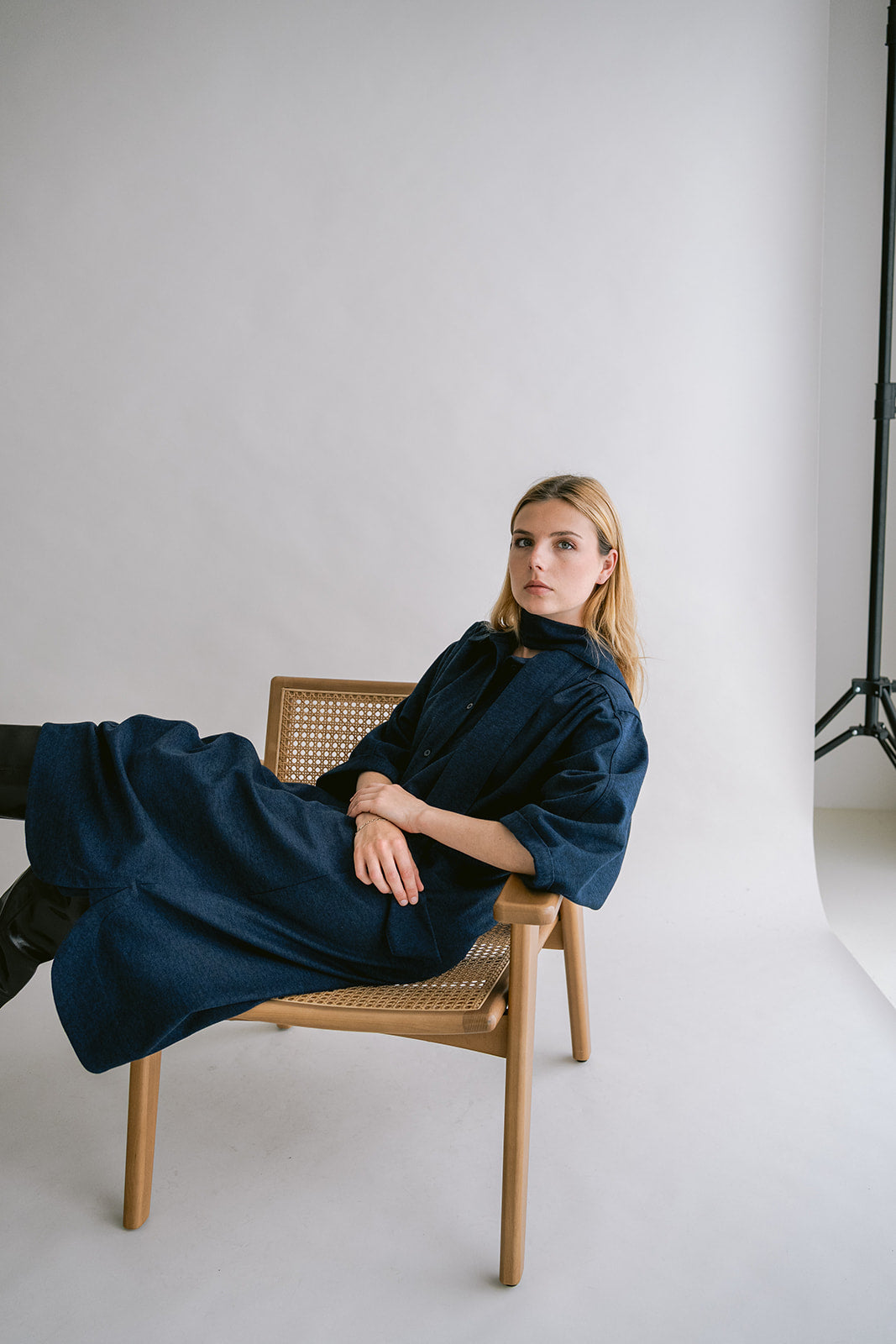 MAYA BLOUSE NAVY