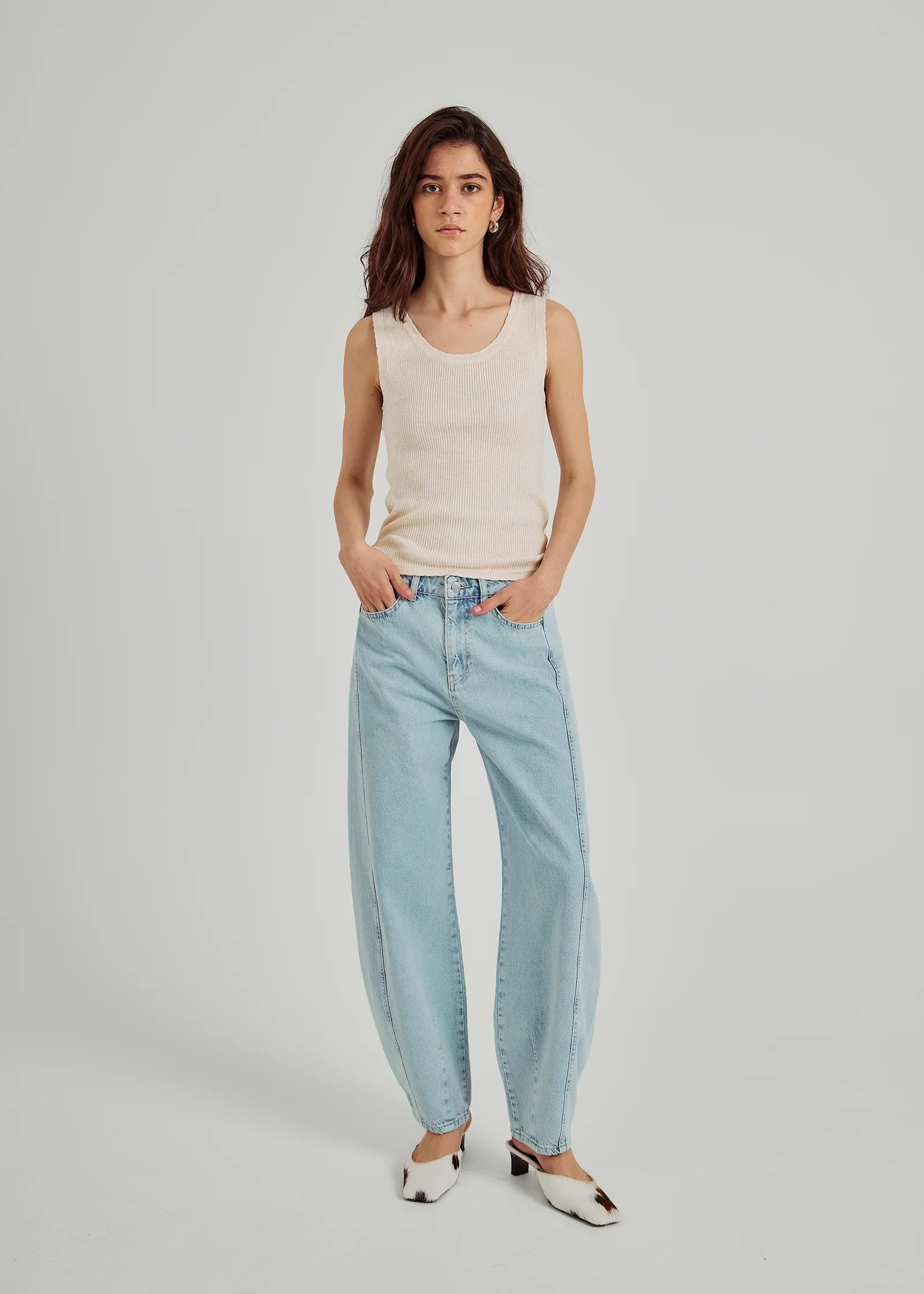 KENZIE BARREL JEANS