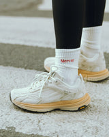 THE MERCER SOCKS WHITE/RED