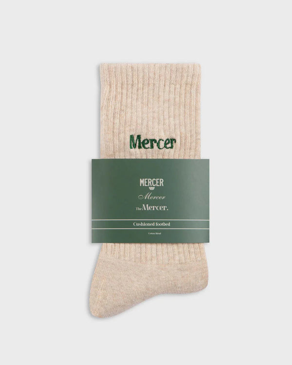 THE MERCER SOCKS OFF WHITE