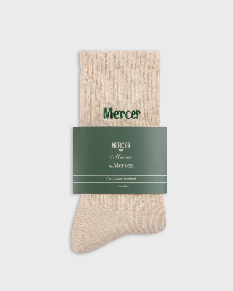 THE MERCER SOCKS OFF WHITE