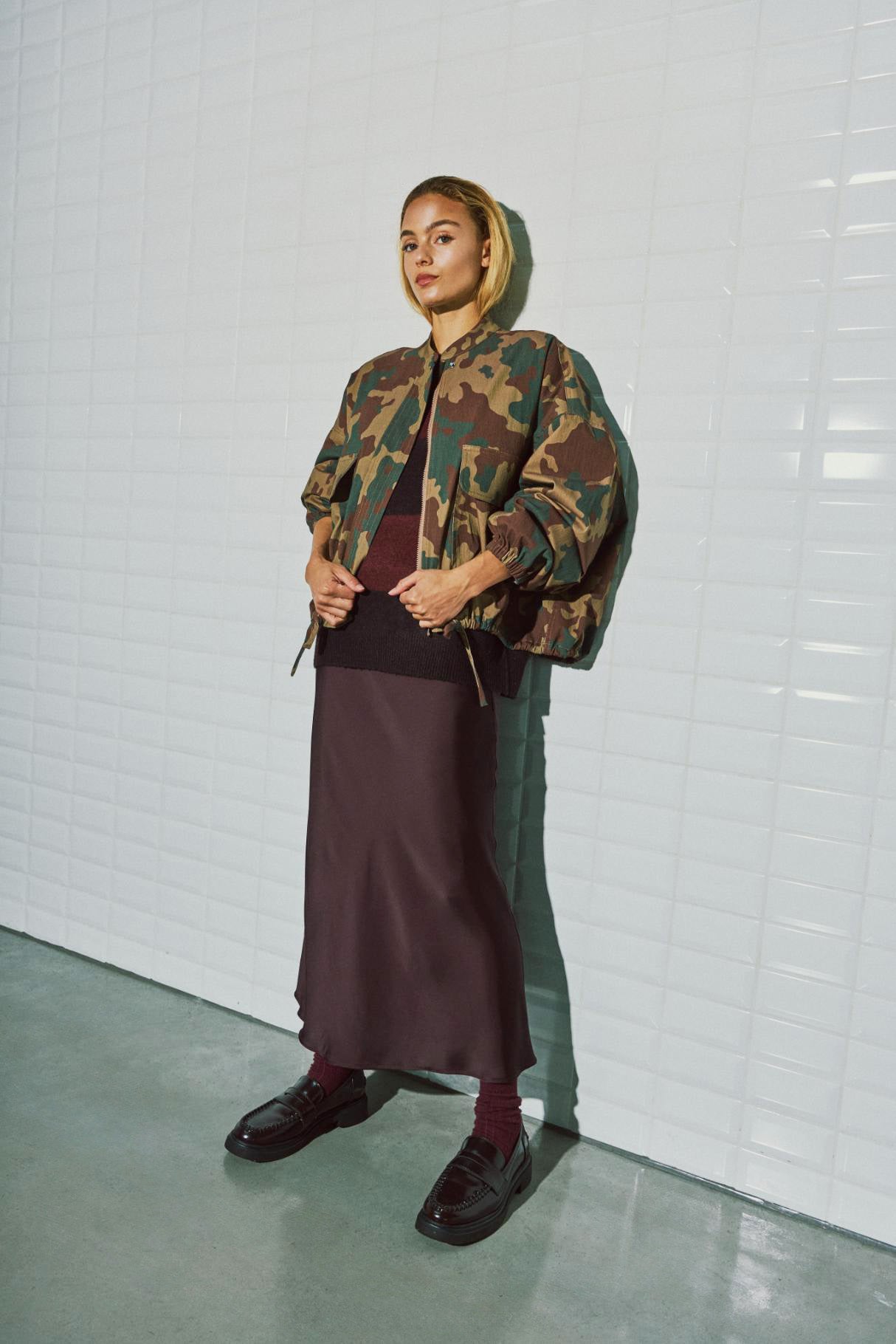LEAH CAMO JACKET