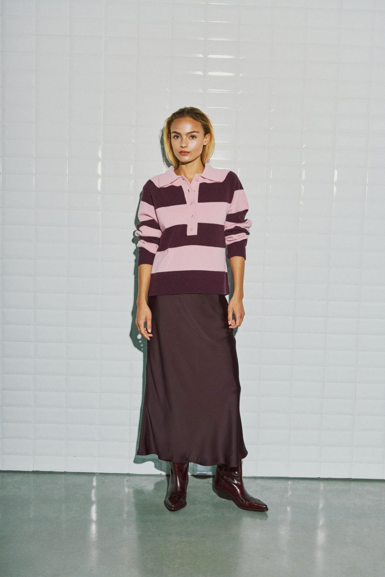 MONROE POLO PULLOVER