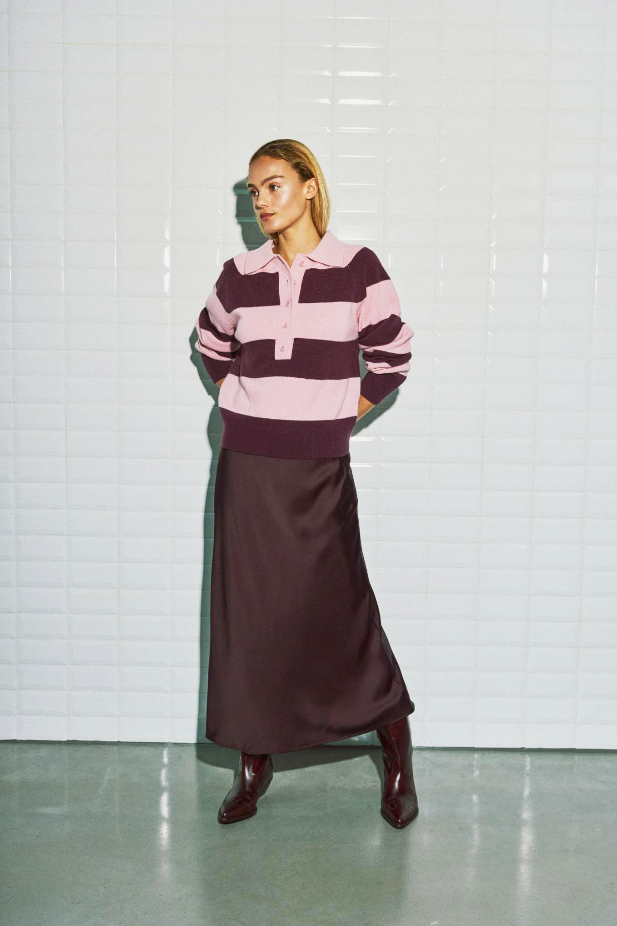 MONROE POLO PULLOVER