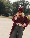 SENALA SCARF BORDEAUX