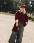SENALA SCARF BORDEAUX