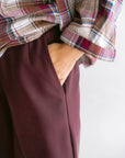 SAM PANTS AUBERGINE