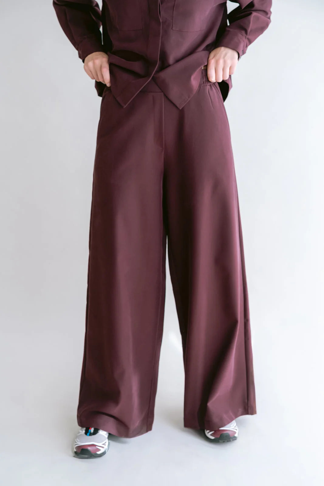 SAM PANTS AUBERGINE