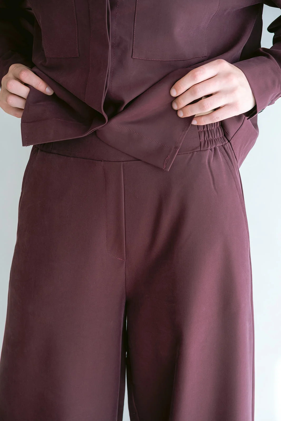 SAM PANTS AUBERGINE