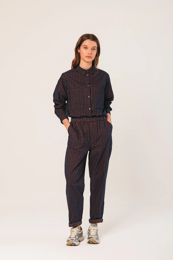VICHY ELASTIC  PANTS